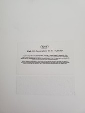 Apple iPad 8th Gen WiFi Cellular