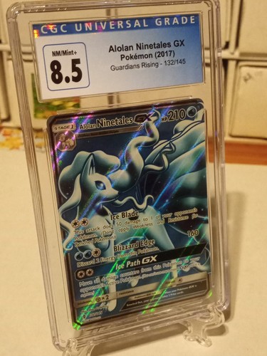 Alolan Ninetales-GX graded CGC 8.5 for sale on eBay