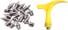 LOT OF 5 THESTRON Track Spikes 1/4 Inch 1/2 Inch Pyramid Steel Track Sprint