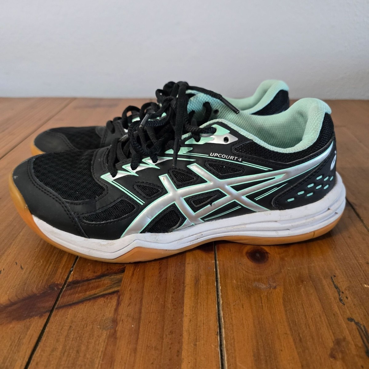 Asics Upcourt Women's Indoor Court Shoes Size US Black