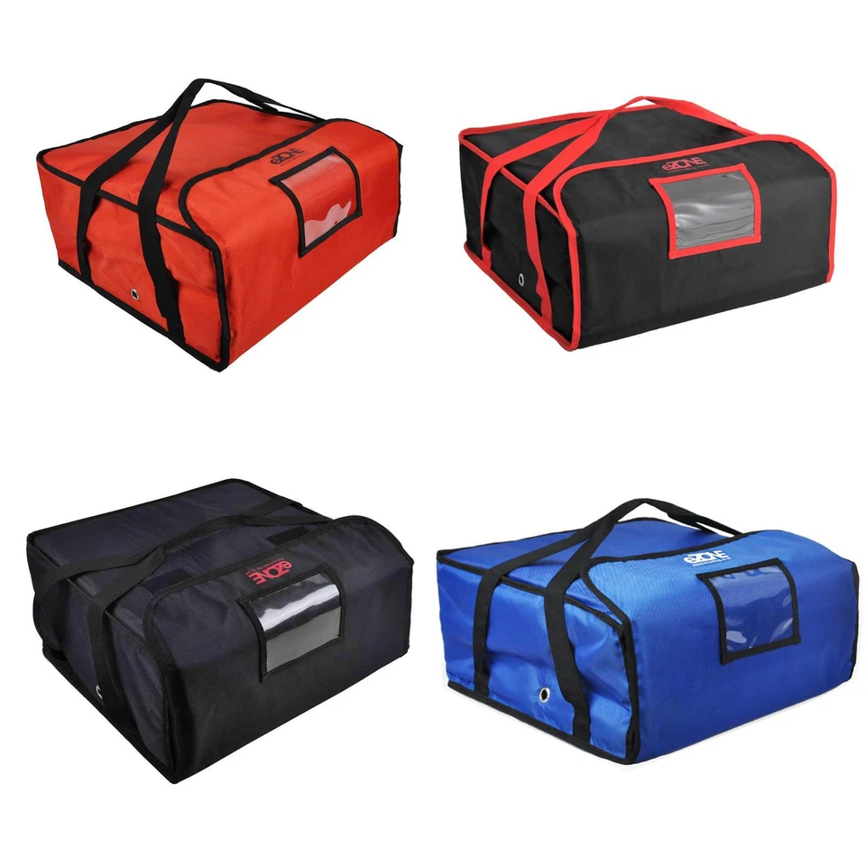 EZONE Robuste Pizza Liefertasche 4x16"" Box vollisoliert wasserdicht Mitnehmen