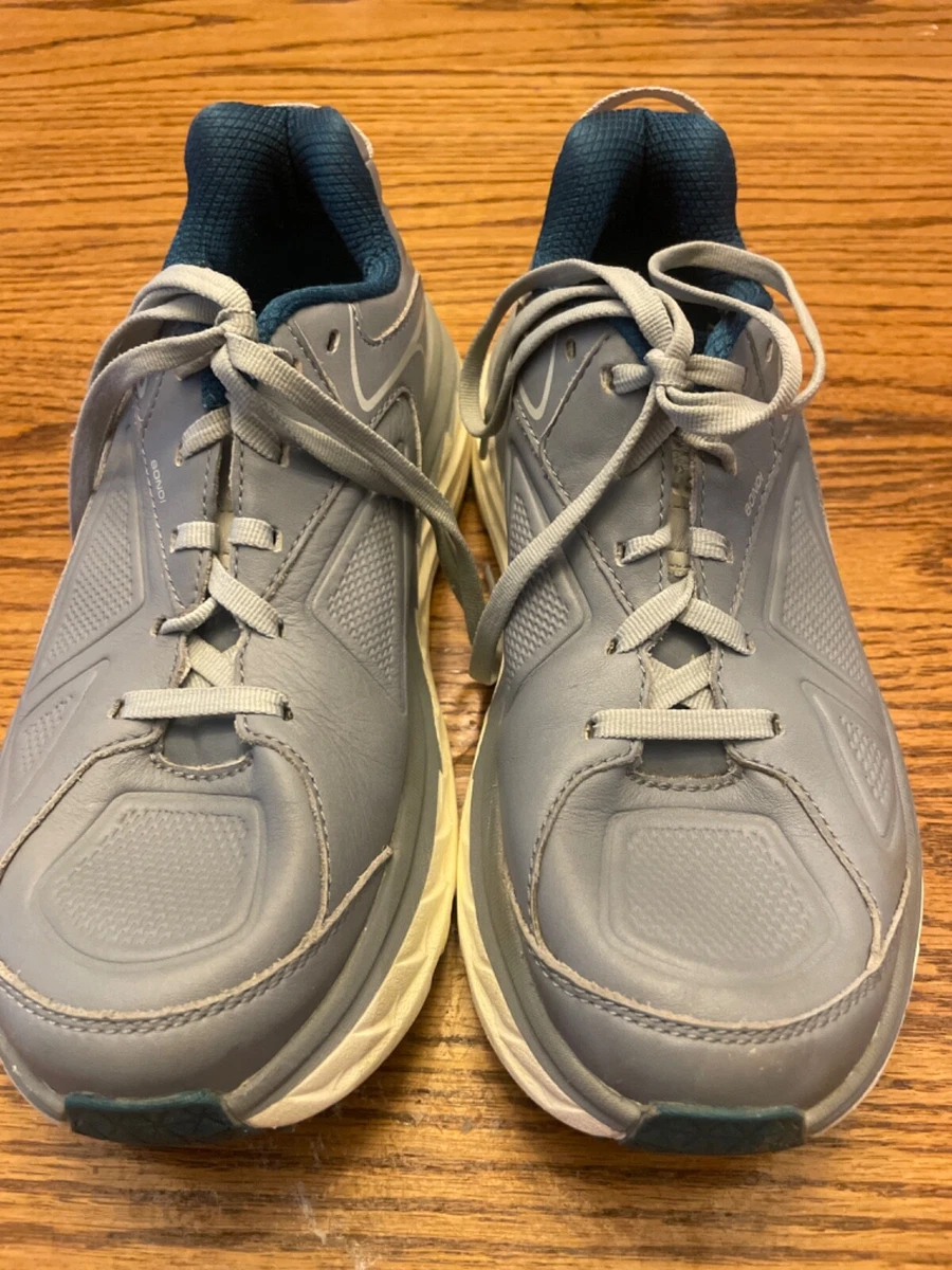 Hoka One One Bondi Running Walking Shoes Womens Size 7 Gray