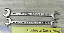 2- 1/4" / 15/64" & 7/32" / 13/64" OTC Open End Wrench Set, Free US Ship