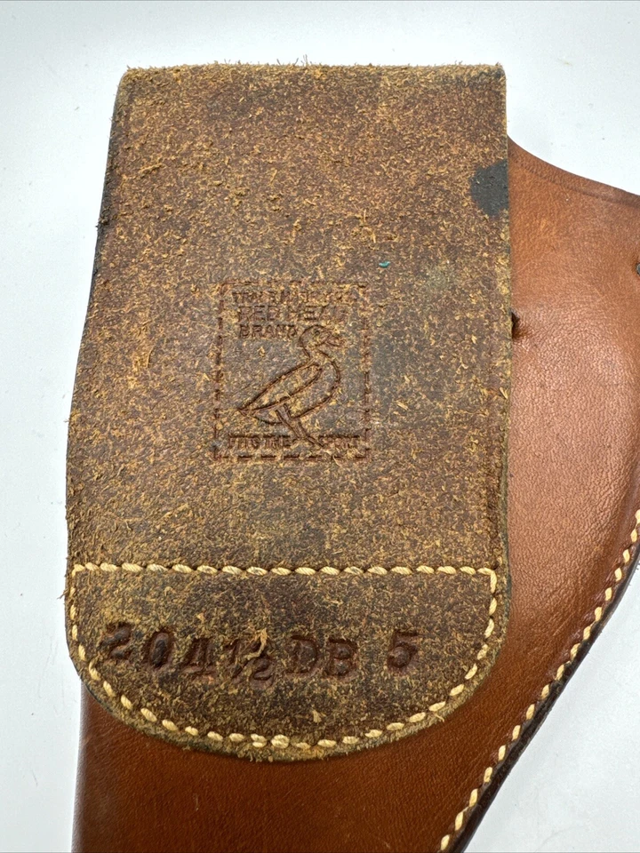 Vintage Red Head Leather Belt Holster 204 1/2 DB 5 ~ RH - Image 4 of 4