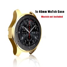 Durable 46mm TPU Plating Case Protector Cover for Samsung Gear S3 Frontier R765A