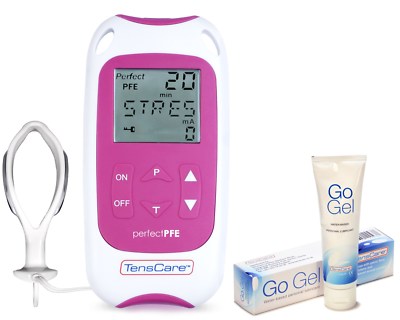 Perfect PFE Beckenbodentrainer + Go Gel Gleitmittel auf Wasserbasis - TensCare