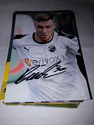 Signed photo Sören Dieckmann SV Sandhausen new 