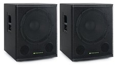 2 aktive 18-Subwoofer mit 600 Watt Peak-Leist...