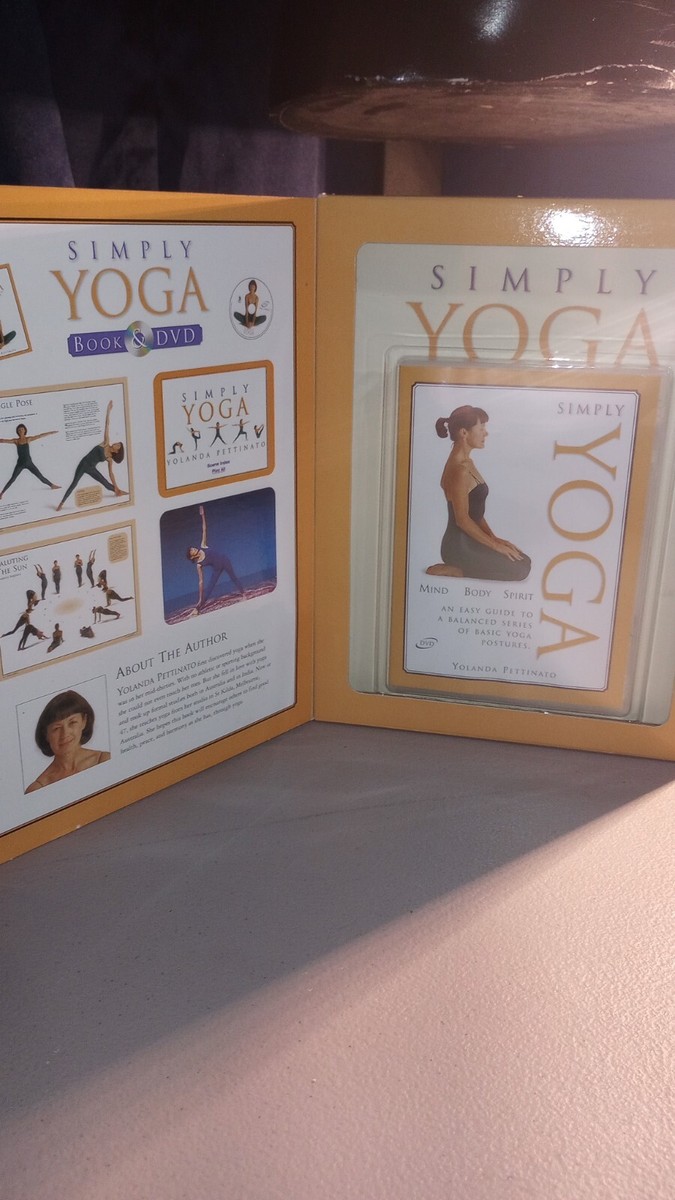 Simply Yoga - DVD Book Set Mind Body Spirit with Yolanda Pettinato