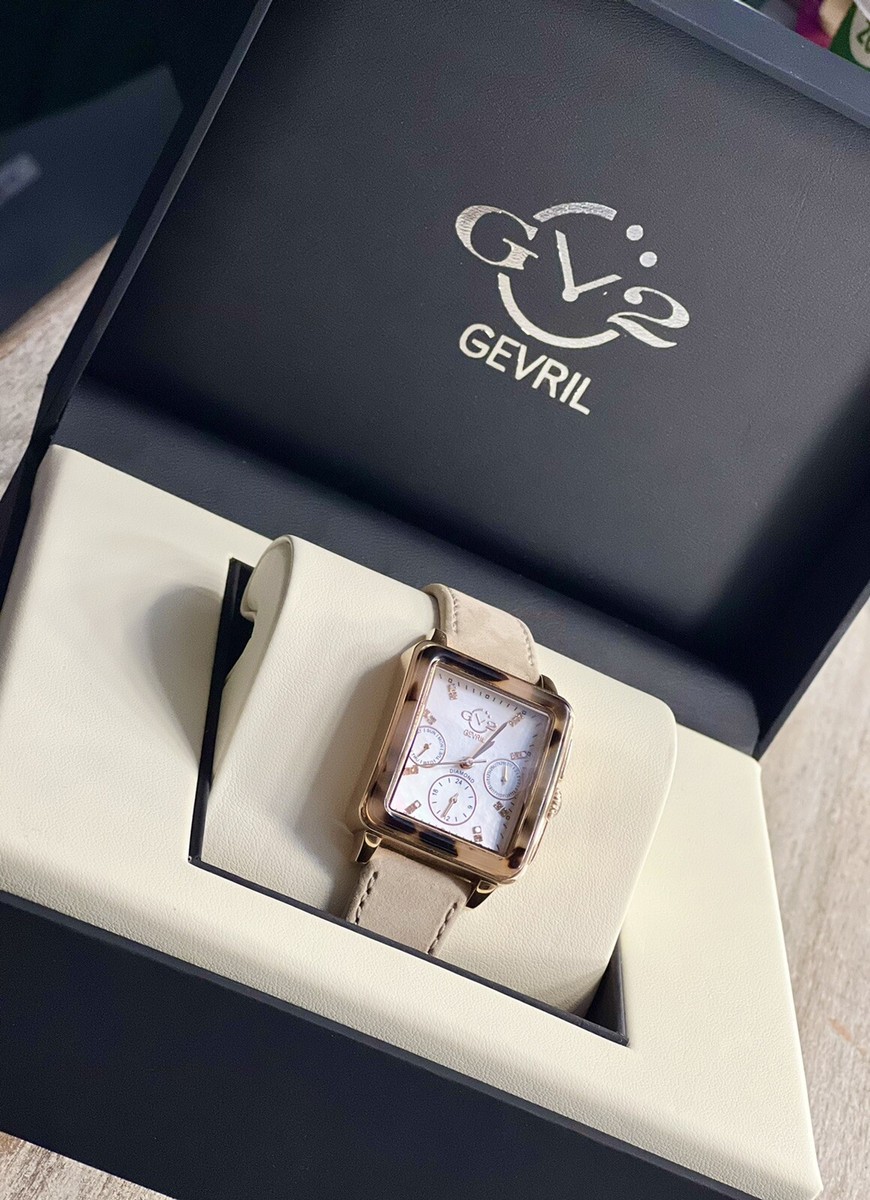 GV2 BY GEVRIL- Bari Tortoise Mother of Pearl Dial Ladies  display picture 3