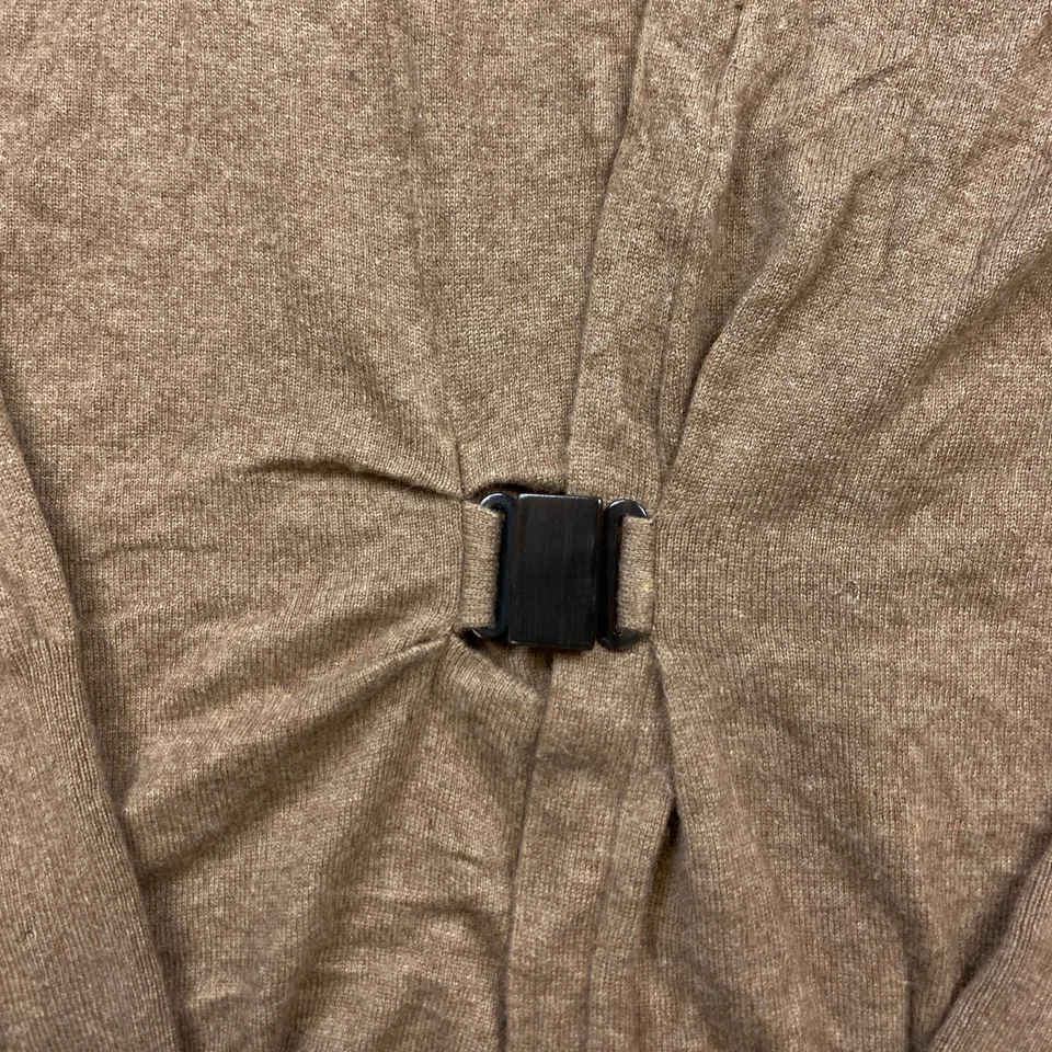 Cárdigan suéter de cachemir Brunello Cucinelli pequeño beige tostado de colección para mujer Foto 3 de 4