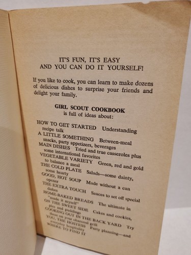 Girl Scouts Cookbook ~ by The Girl Scouts of the USA ~ 1971 Bantam Books Vintage - 第 4/15 張圖片
