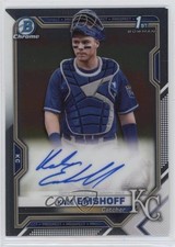 2021 Bowman Chrome Prospect Auto Kale Emshoff #CPA-KE Auto 0au4