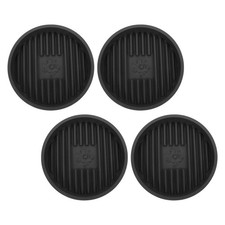 4 Pcs Plunger Cover Toilet Accessories Cup Holder Black Drip Tray