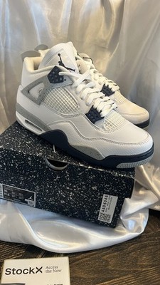 Nike Air Jordan 4 Retro Midnight Navy Gr.44 Neu Mit Karton Und Rechnung
