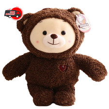 25/38cm Rainbow Ruby Teddy Bear Plush Toys Stuffed Soft Plushie Cartoon