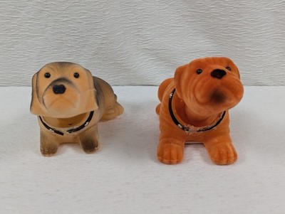 Doggy Bobble Head Dog Figurine   2 Dogs Included -