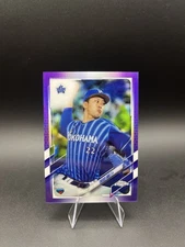 2021 Topps Chrome NPB Rookie RC Purple Refractor /299 Taisei Irie #153