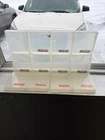 Nintendo NES OEM Clamshell Case Vintage Plastic Game Storage Lot of 11 - Clear