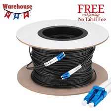330ft 100 Meters Fiber Lc to Lc Outdoor Armored Fiber Optic Internet Cable