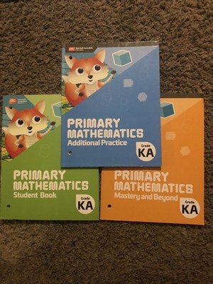 Primary Mathematics Grade KA Student Book Mastery Additional Practice 3 Books