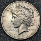 1921 High Relief Peace Silver Dollar $1 - Old Glory C&C Weekly 1c Auction!