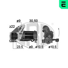 ERA Anlasser Starter 220788A f&uuml;r LANCER OUTLANDER MITSUBISHI 12V MERCEDES GLK 8