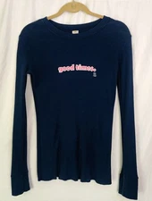 NEW 2 CHIX 'good times' ' Maternity Top Soft Stretchy Thermal Pullover One Size
