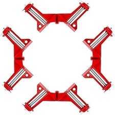 4pcs 90 Degree Right Angle Clamp Adjustable Wood Vice Miter Woodworking Frame