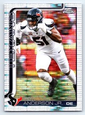 Will Anderson Jr. Topps Chrome - Pulsar Refractor 121 NM