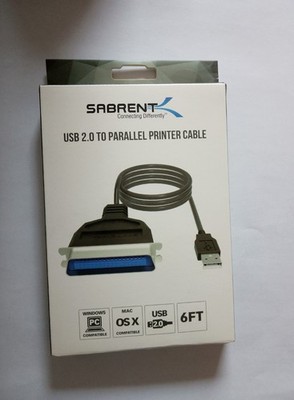 Sabrent USB 2.0 to Parallel Printer Cable
