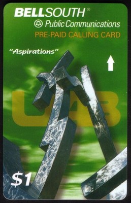 $1. Tech Trial #2 (UAB) U.A.B. 'Aspirations' Artwork Phone Card