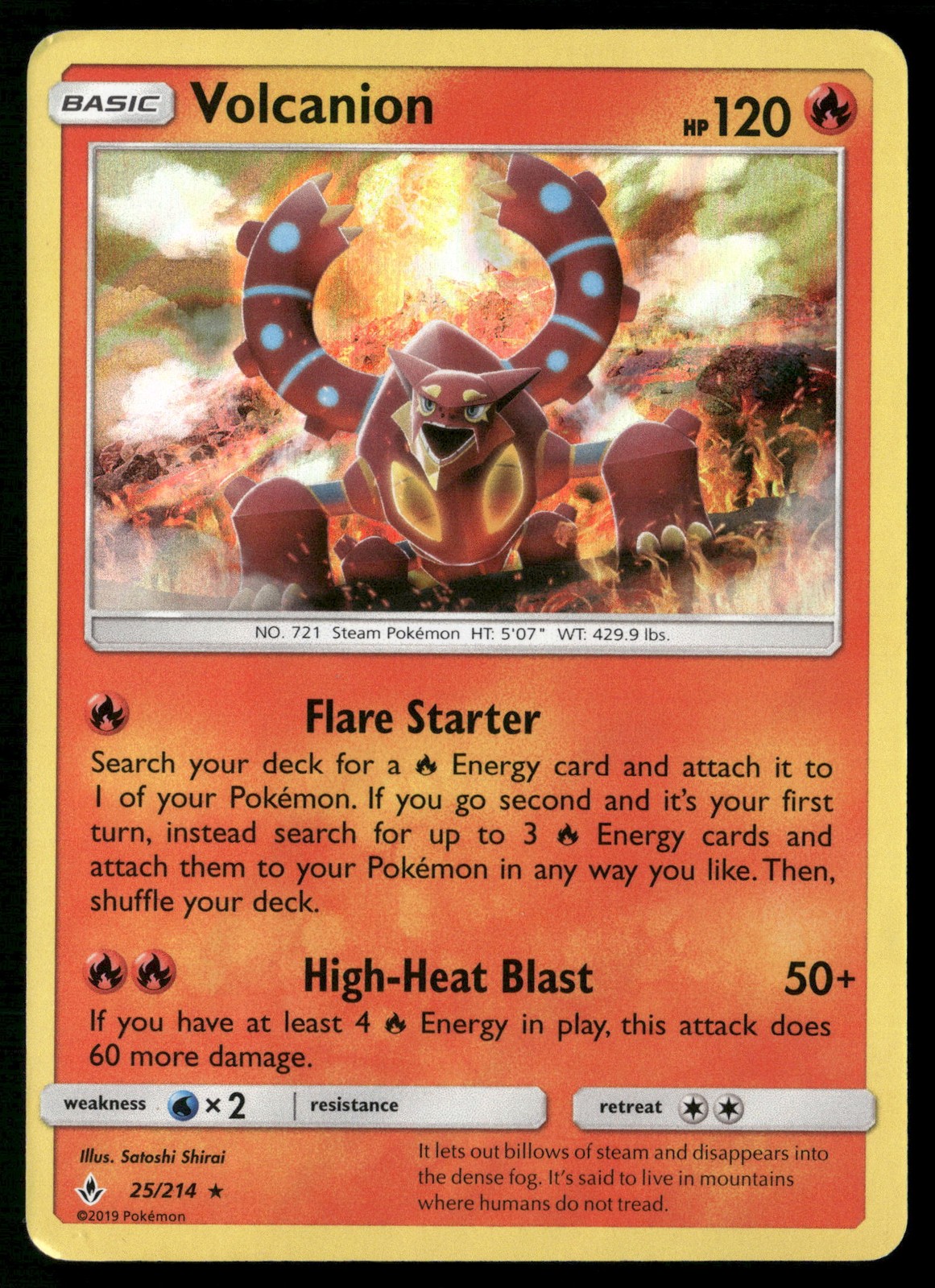 Volcanion Deck Exclusives 025/214