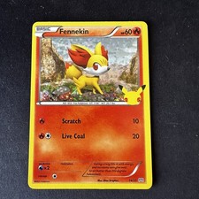 Fennekin 14/25 HOLO McDonalds Promo 2021 25th Anniversary Near Mint Pokemon Card