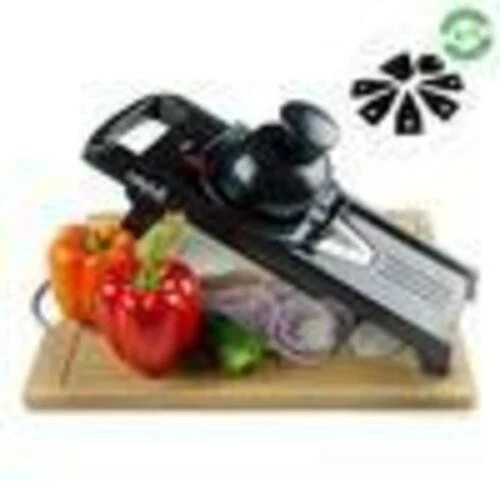 Mandoline Slicer-Vegetable,Food,Cheese Cutter,Julienne Slicer (Black)