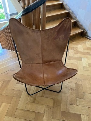 ORIGINAL KNOLL  INTERNATIONAL  BUTTERFLY CHAIR  BKF Chair Hardoy M198  von 1961