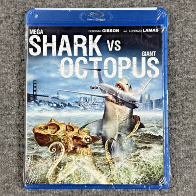 Mega Shark vs. Giant Octopus (Blu-ray Disc, 2010) Lorenzo Lamas, Deborah Gibson