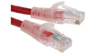 Kabel Kat. 5E U/Utp Czerwony 1M RS Components