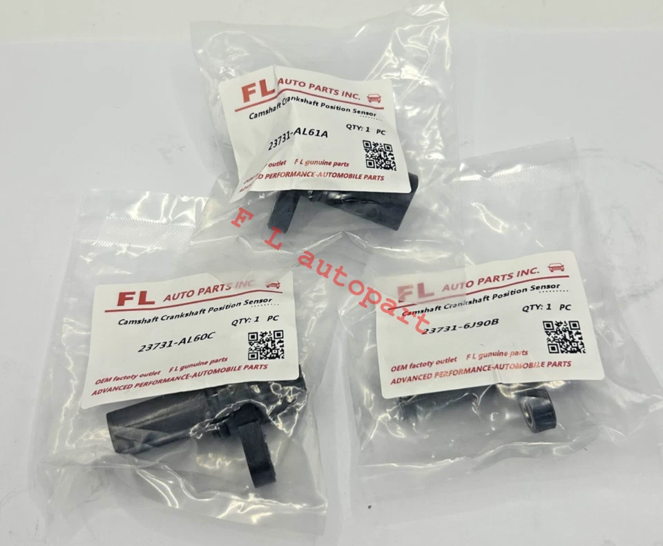 Sensor de posición del cigüeñal de leva X3 para Nissan Murano NV1500 NV2500 NV3500 Foto 4 de 4