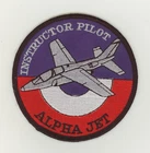 French air force patch EC8 Instructor pilot Alpahe Jet Cazaux