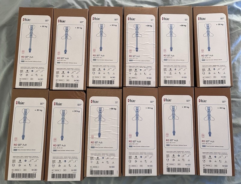 Masimo 4000 RD SET adt Adult Pulse Oximeters -12 Boxes  /NEW