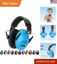 Comfortable Safety Earmuffs for Kids with Adjustable Headband - Noise Reduction