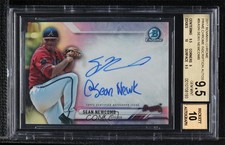 2017 Bowman Chrome Inscription 52/75 Sean Newcomb BGS 9.5 GEM MINT Auto 3b3