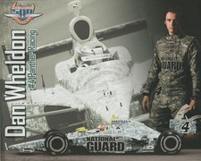 2009 Dan Wheldon National Guard Camo Honda Dallara Indy 500 Indy Car Hero Card