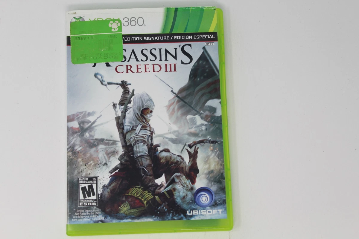 Assassin's Creed III Microsoft Xbox 360 Video Games for sale - eBay