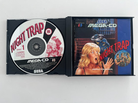 NIGHT TRAP SEGA MEGA CD Megadrive Video Game PAL - COLLECTORS VGC