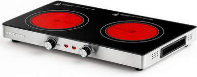 #ad Infrared Ceramic Double Burner 1800W Electric Countertop Hot Plate with Black C $74.18