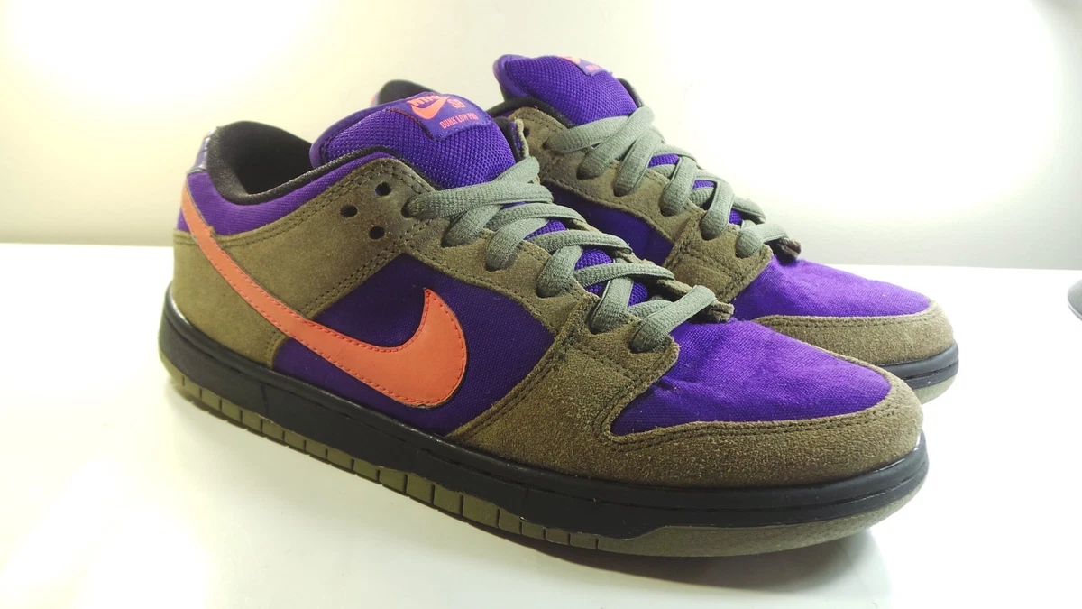 Nike Dunk Pro SB Low Medium Olive Atomic Red for Sale