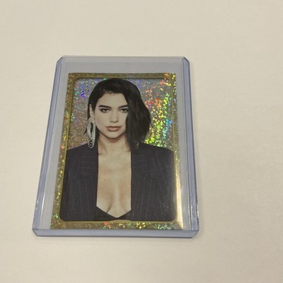 2025 Unofficial Pop-Stars Album Stickers Gold Spotlight Dua Lipa #147 Rookie RC