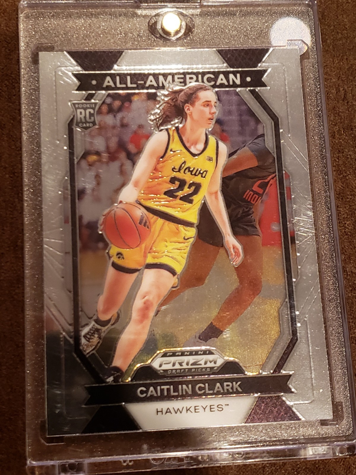 Caitlin Clark- 2024 Panini Prizm Draft Picks - All-American #23 Silver (RC)